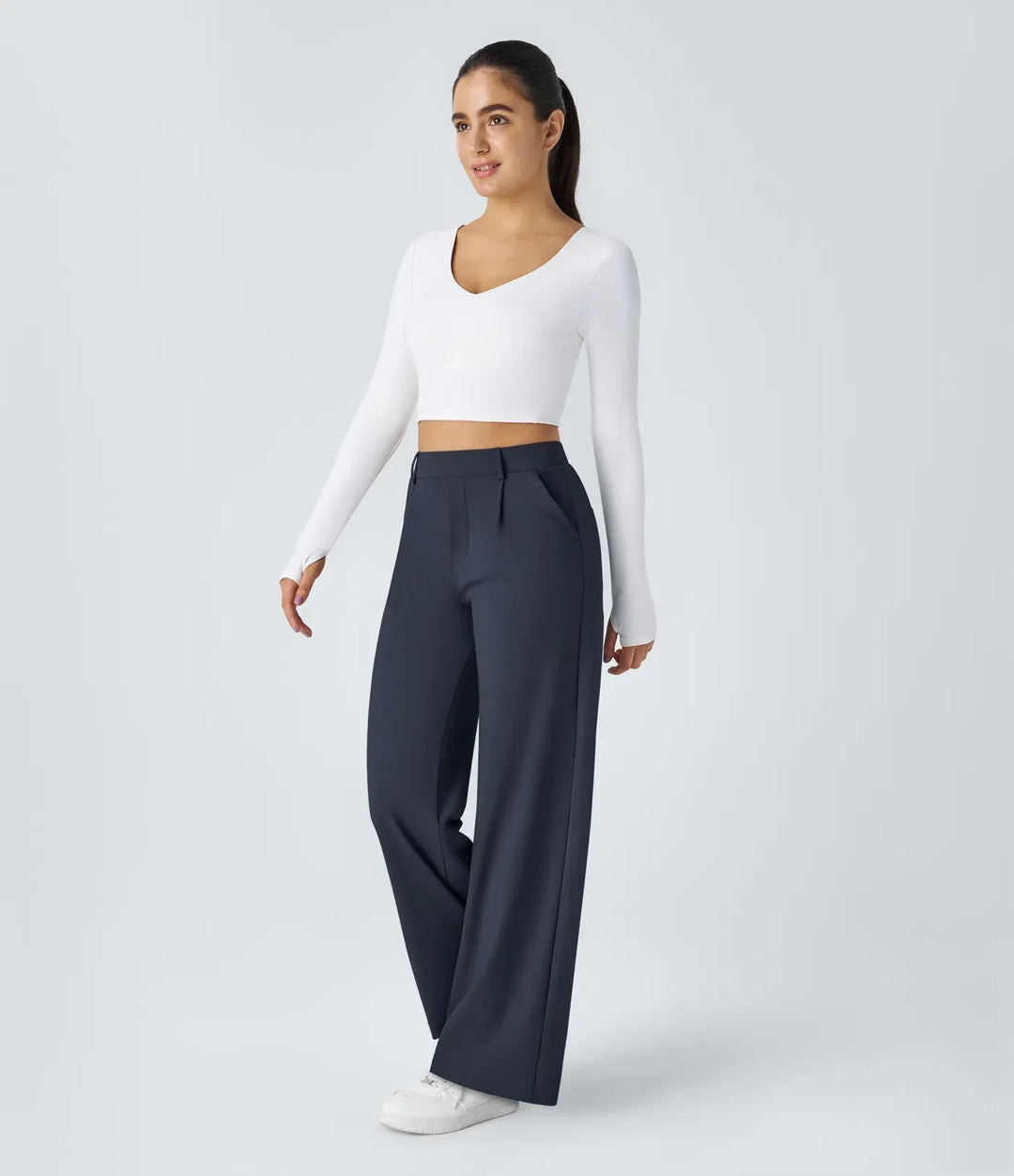 Talina™ | Straight Leg Broek met Tijdloze Klasse