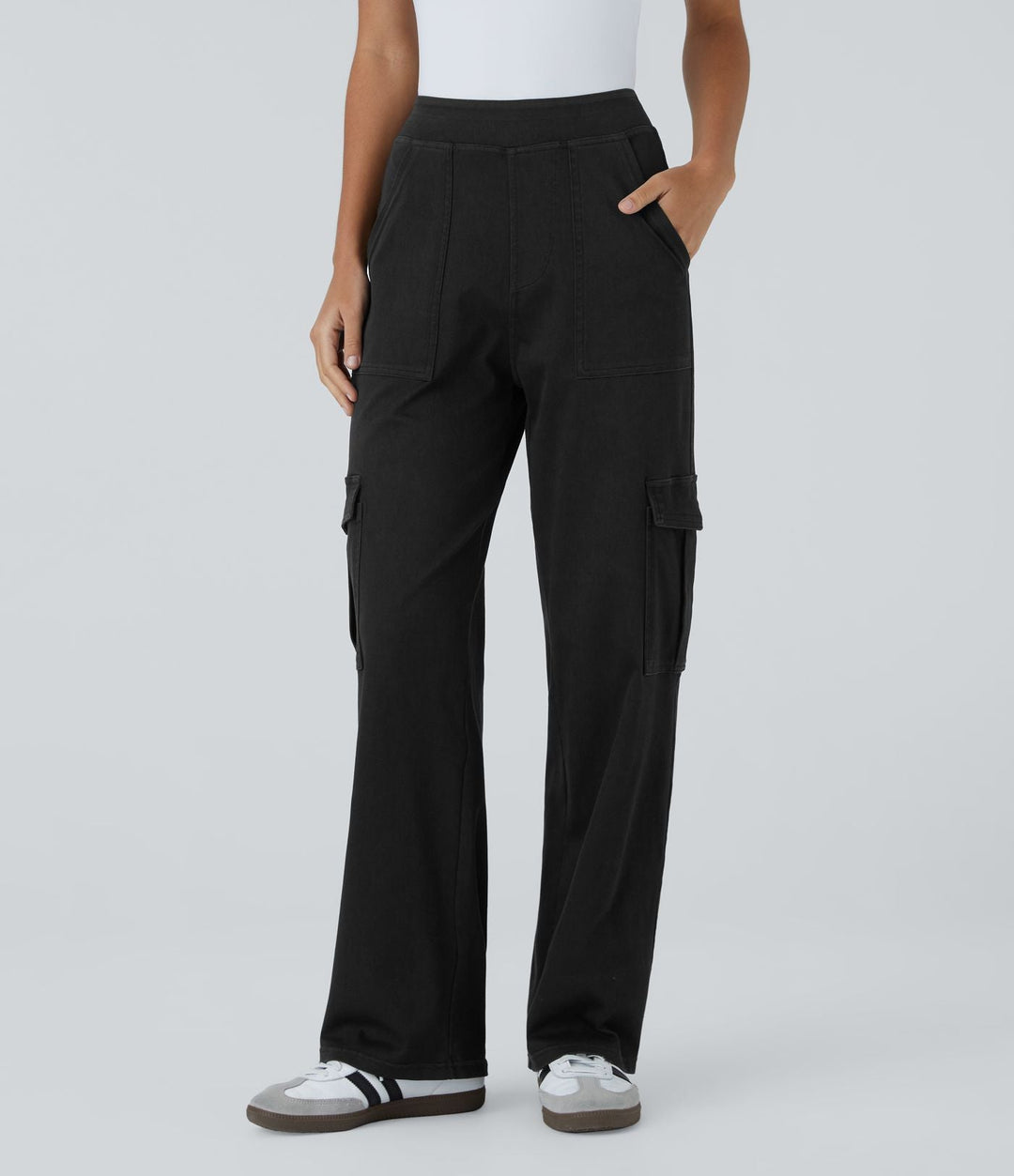 Kyana™ | Stretchy Cargo Jeans voor Vrouwen
