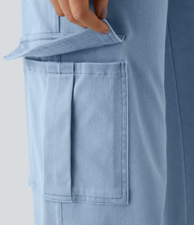 Kyana™ | Stretchy Cargo Jeans voor Vrouwen