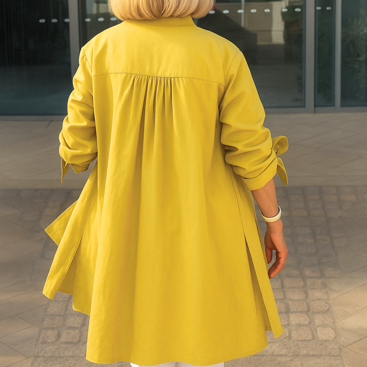 Claire™ | Elegante Blouse met Strikdetails aan de Mouwen