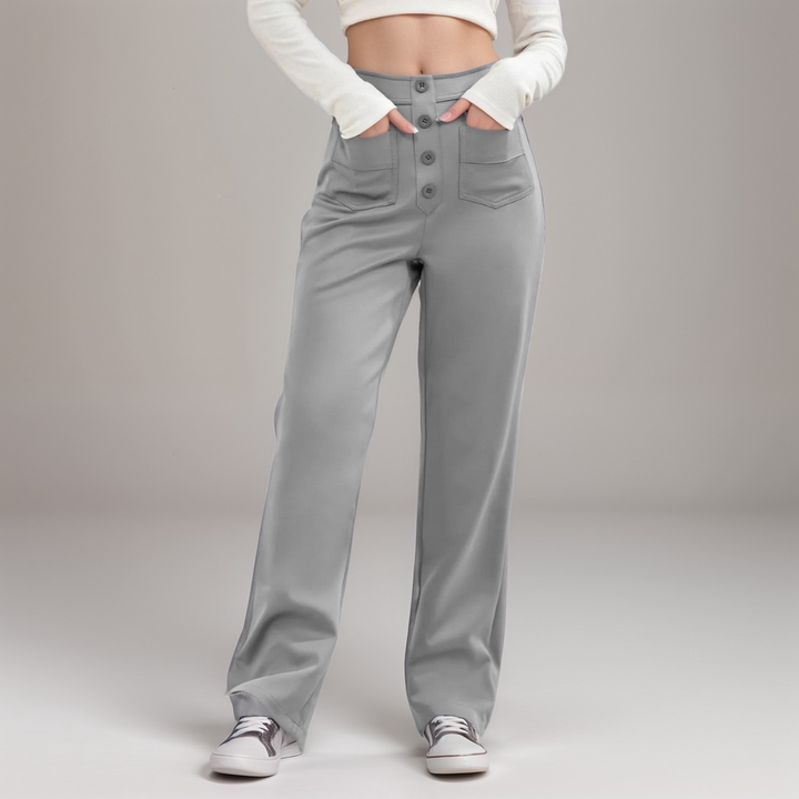 Liva – De ultieme high-waist stretchbroek voor elke dag. Stijlvol, comfortabel én 1+1 GRATIS!