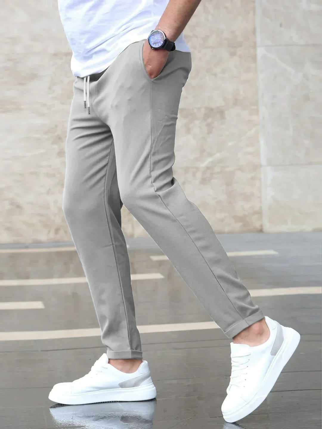 Giovanni | Luxe stretchbroek vervaardigd uit hoogwaardige materialen.