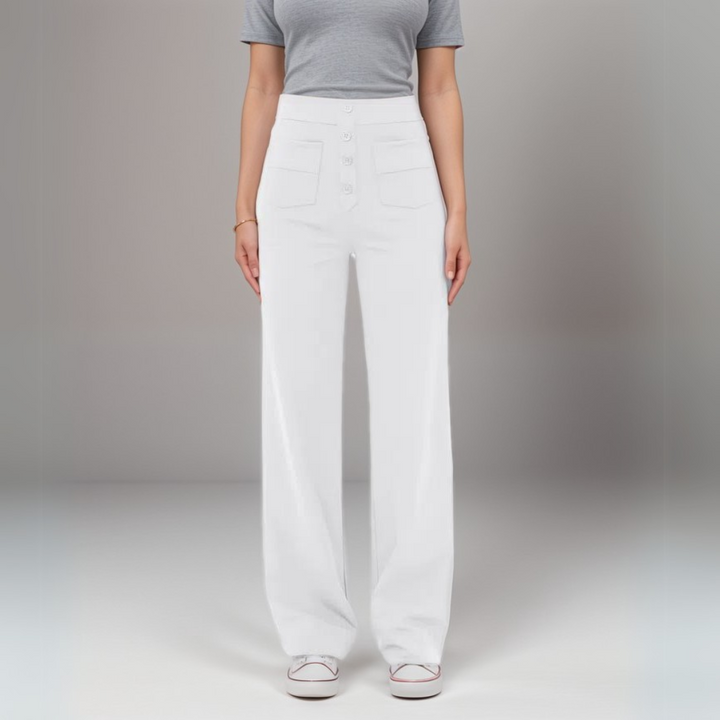 Liva – De ultieme high-waist stretchbroek voor elke dag. Stijlvol, comfortabel én 1+1 GRATIS!