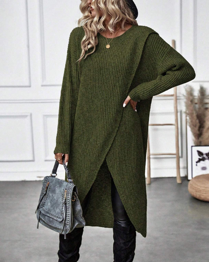 Serenna™ | Minimalistische Gebreide Trui-Jurk