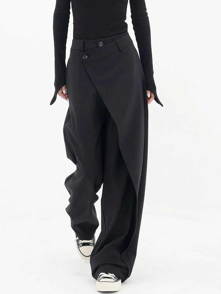 Baukje| Trendy asymmetrische broek.