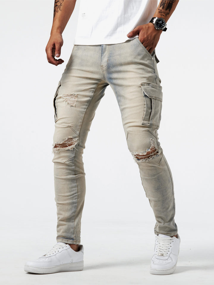 Roman® | Slim Fit Cargo Jeans