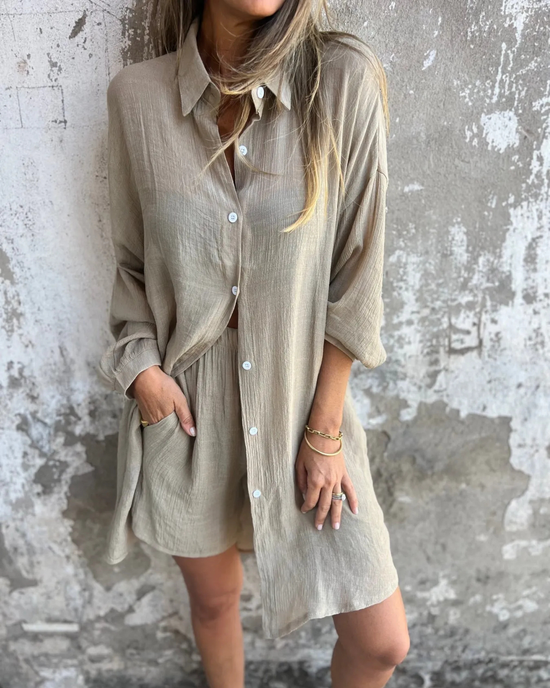 Solène™ | Luchtige Set van Shirt en Short