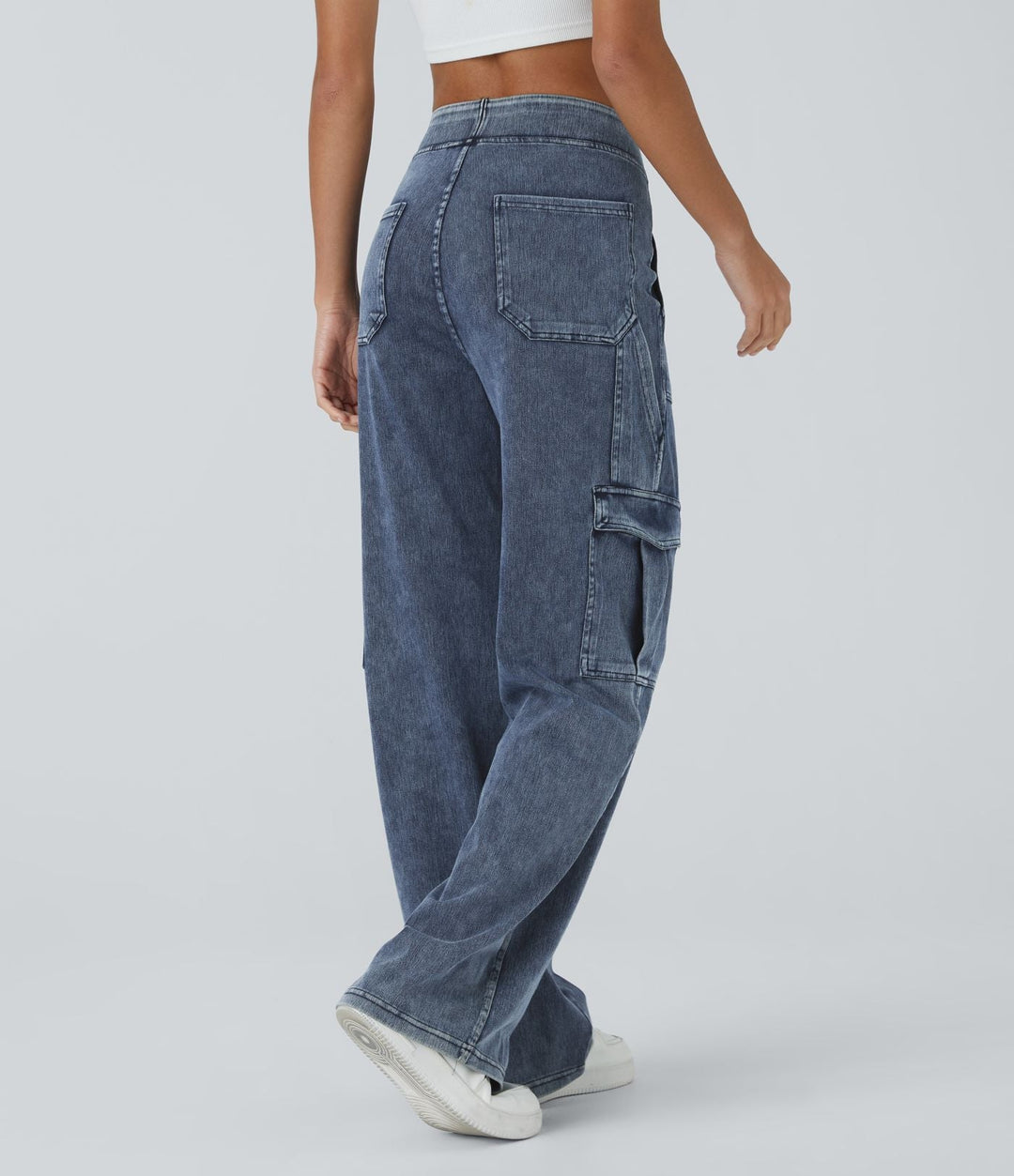 Kyana™ | Stretchy Cargo Jeans voor Vrouwen