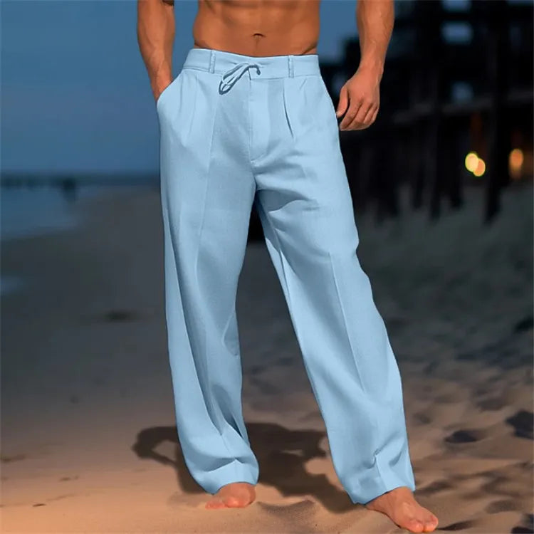 Liam – Luchtige Linnen Broek.