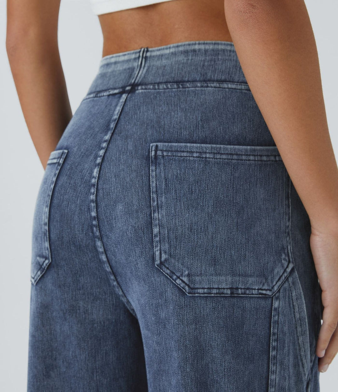 Kyana™ | Stretchy Cargo Jeans voor Vrouwen