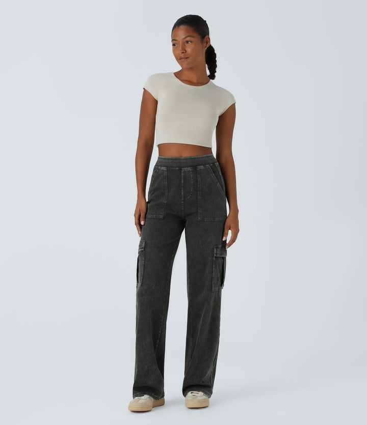 Kyana™ | Stretchy Cargo Jeans voor Vrouwen
