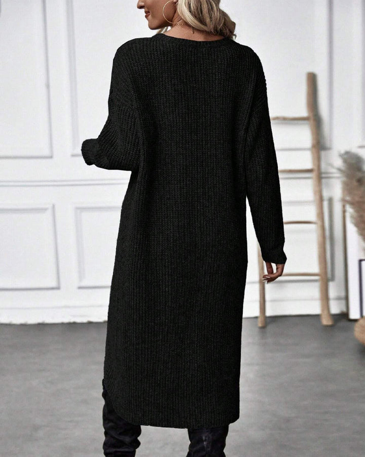 Serenna™ | Minimalistische Gebreide Trui-Jurk