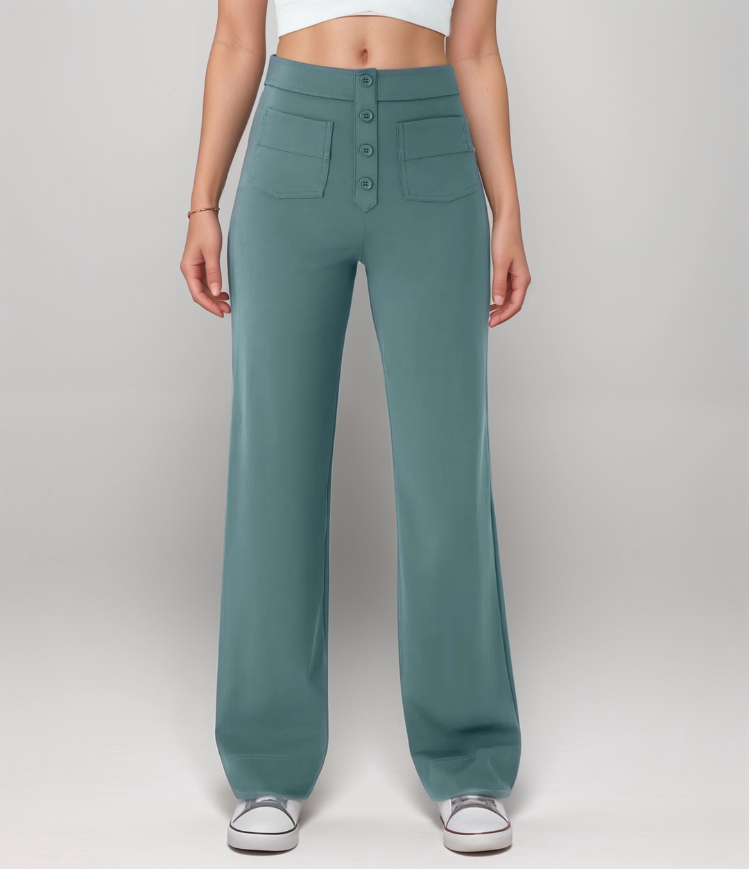 Liva – De ultieme high-waist stretchbroek voor elke dag. Stijlvol, comfortabel én 1+1 GRATIS!