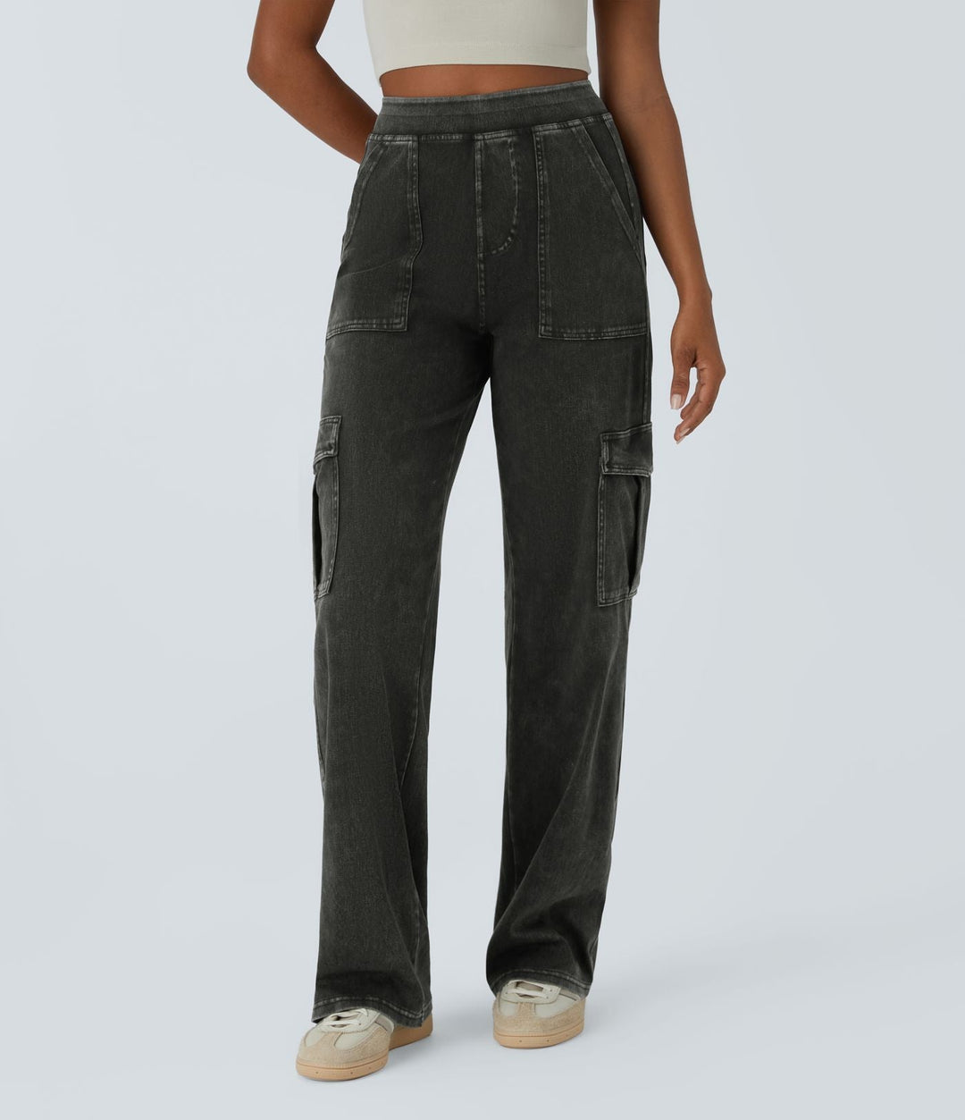 Kyana™ | Stretchy Cargo Jeans voor Vrouwen