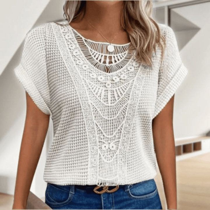 Linde | Elegante Ibiza-geïnspireerde blouse