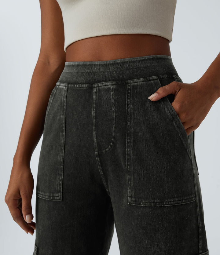Kyana™ | Stretchy Cargo Jeans voor Vrouwen
