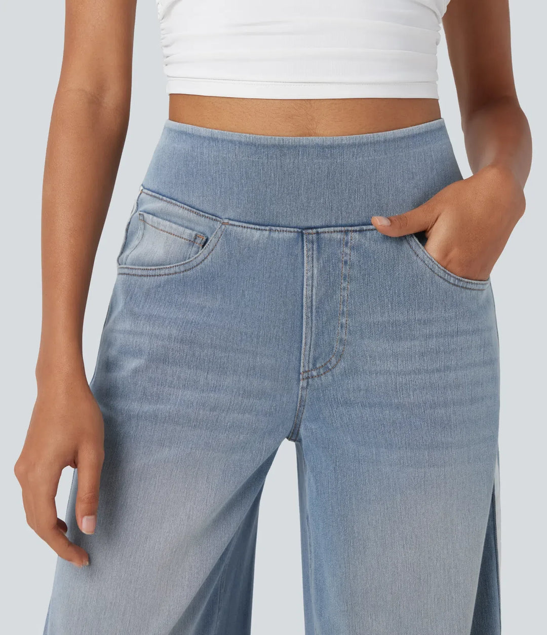 Elira™ | Zachte Comfortbroek met Diepe Zakken