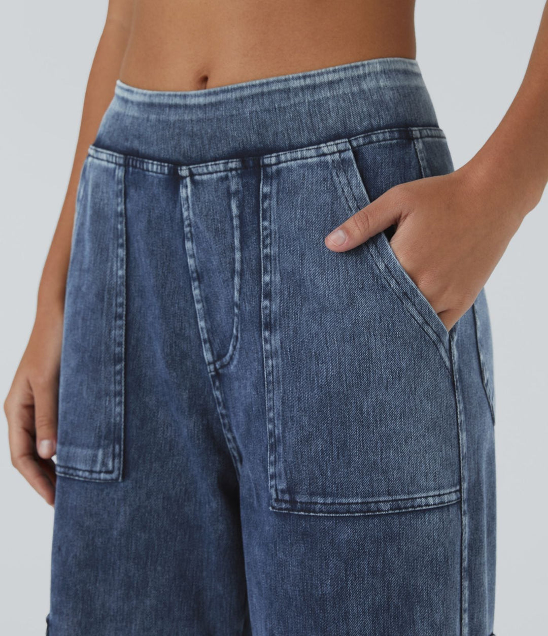 Kyana™ | Stretchy Cargo Jeans voor Vrouwen