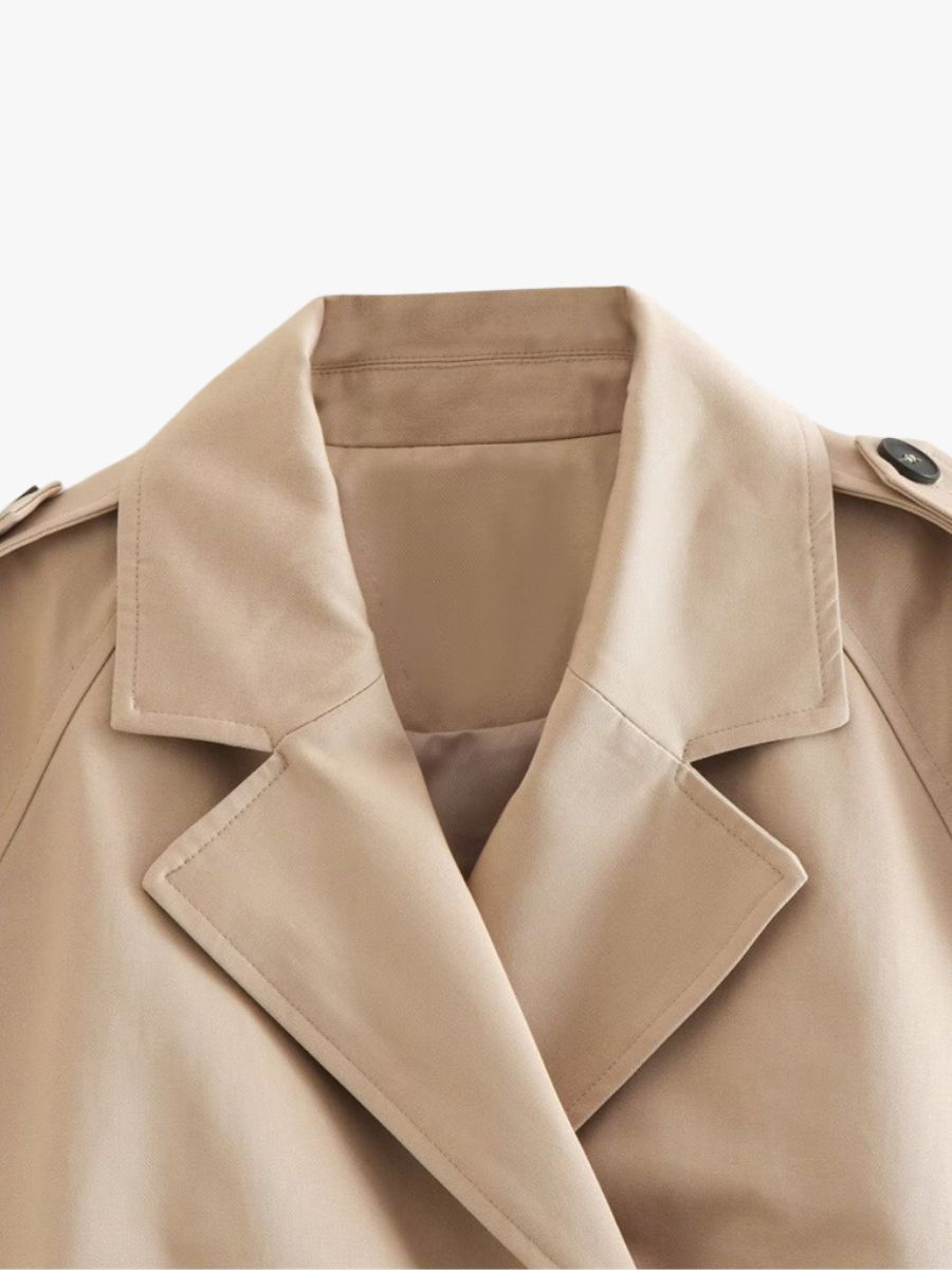 Zara - Cropped Trenchcoat