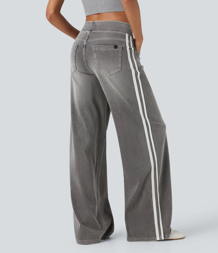 Elira™ | Zachte Comfortbroek met Diepe Zakken