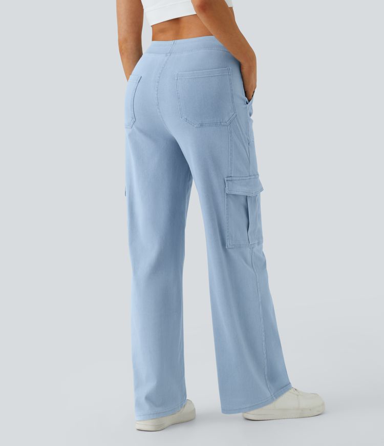 Kyana™ | Stretchy Cargo Jeans voor Vrouwen