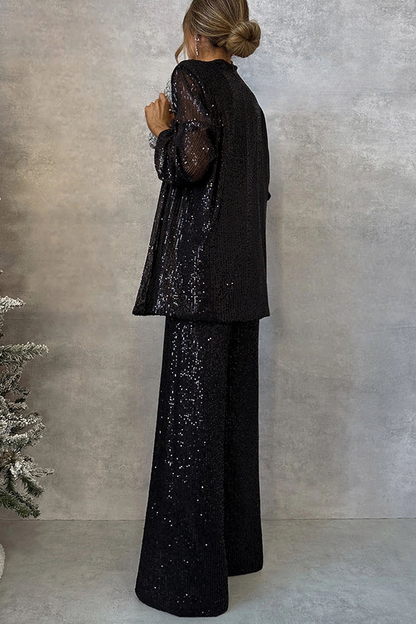LUNE™ | Kimono & Broekenset met Minimalistische Elegantie