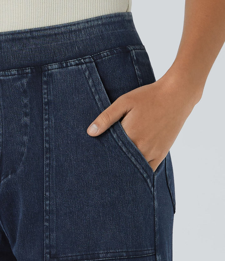 Kyana™ | Stretchy Cargo Jeans voor Vrouwen