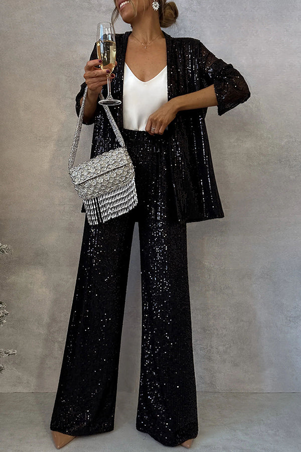 LUNE™ | Kimono & Broekenset met Minimalistische Elegantie
