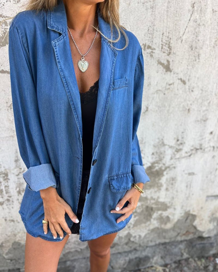 Jade® | Casual Denim Blazer