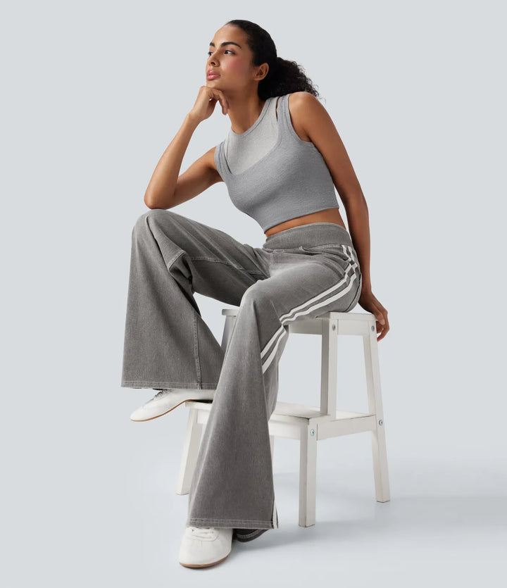 Elira™ | Zachte Comfortbroek met Diepe Zakken