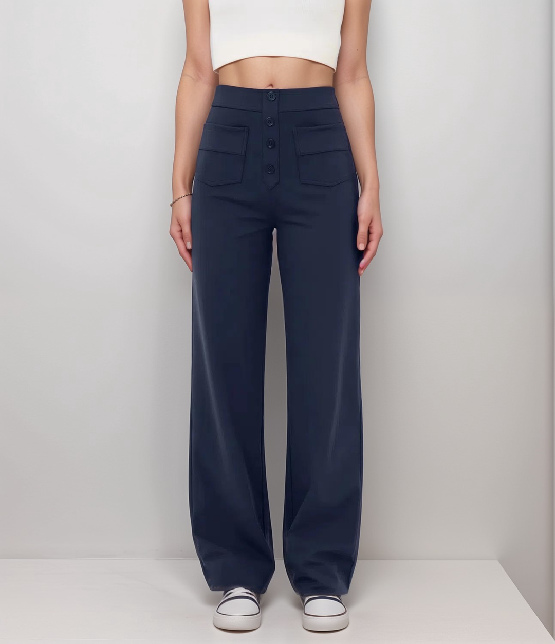 Liva – De ultieme high-waist stretchbroek voor elke dag. Stijlvol, comfortabel én 1+1 GRATIS!