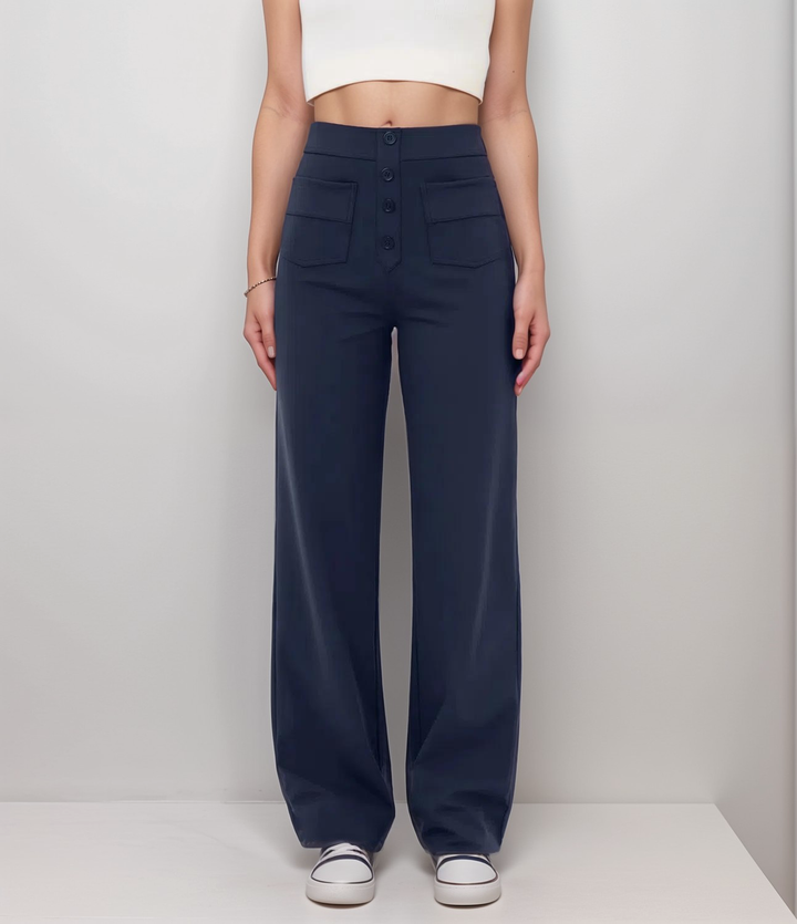 Liva – De ultieme high-waist stretchbroek voor elke dag. Stijlvol, comfortabel én 1+1 GRATIS!