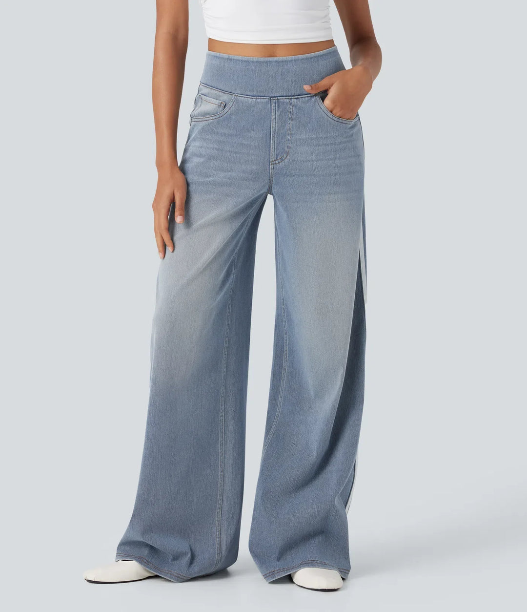 Elira™ | Zachte Comfortbroek met Diepe Zakken