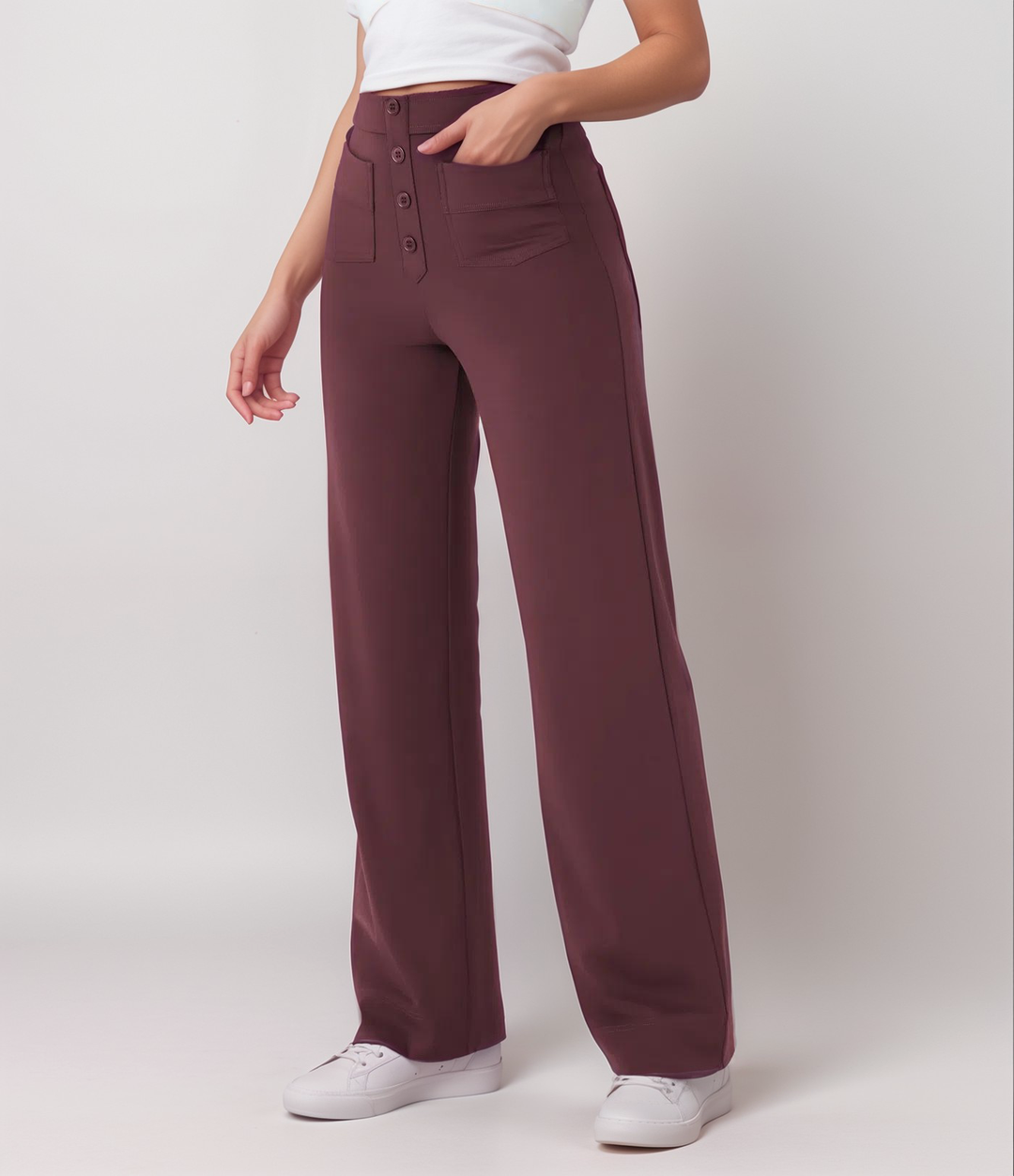 Liva – De ultieme high-waist stretchbroek voor elke dag. Stijlvol, comfortabel én 1+1 GRATIS!