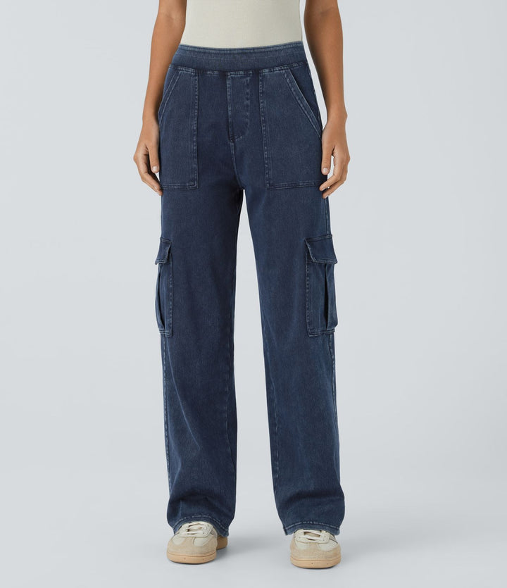Kyana™ | Stretchy Cargo Jeans voor Vrouwen