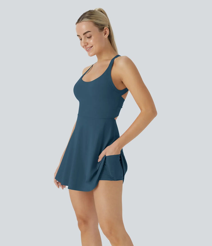 Aluna™ | Elegant Getailleerde Zomerjurk voor een Vrouwelijke Look