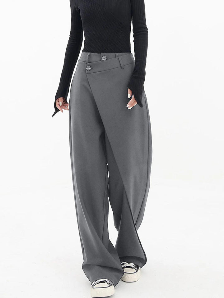 Baukje| Trendy asymmetrische broek.