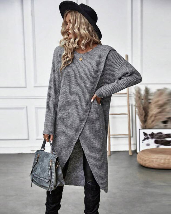 Serenna™ | Minimalistische Gebreide Trui-Jurk