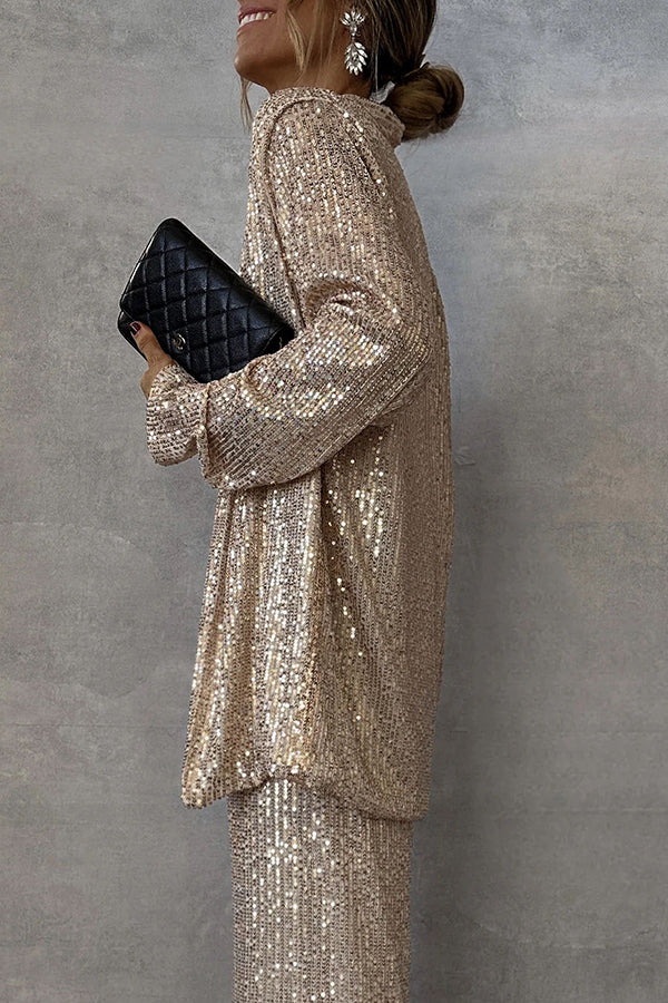 LUNE™ | Kimono & Broekenset met Minimalistische Elegantie