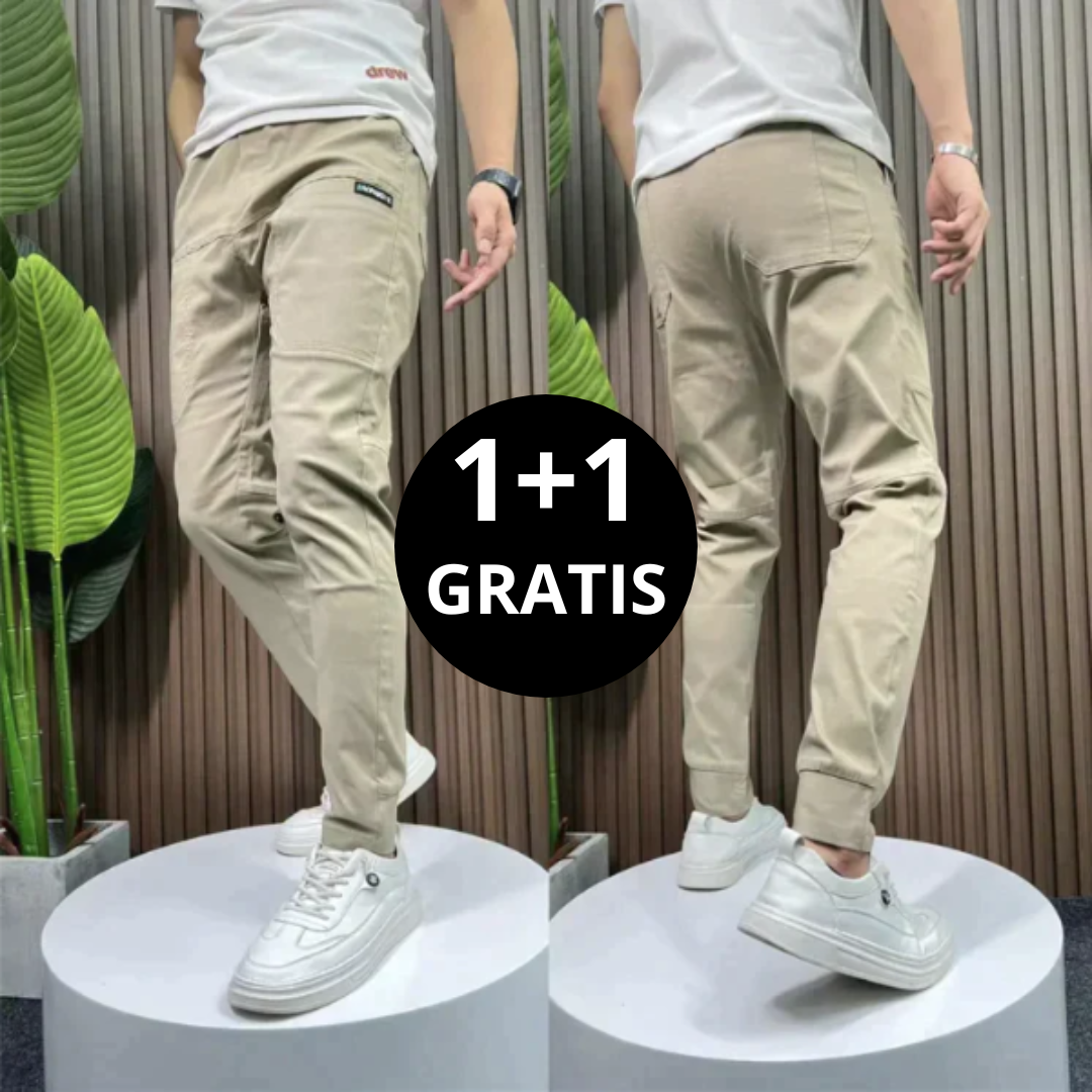 FlexFit | Stretch Cargobroek 1+1 GRATIS
