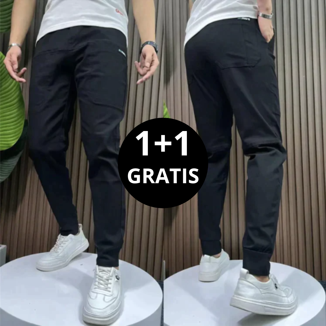 FlexFit | Stretch Cargobroek 1+1 GRATIS