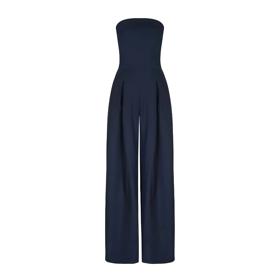 Maria  Elegante Strapless Jumpsuit
