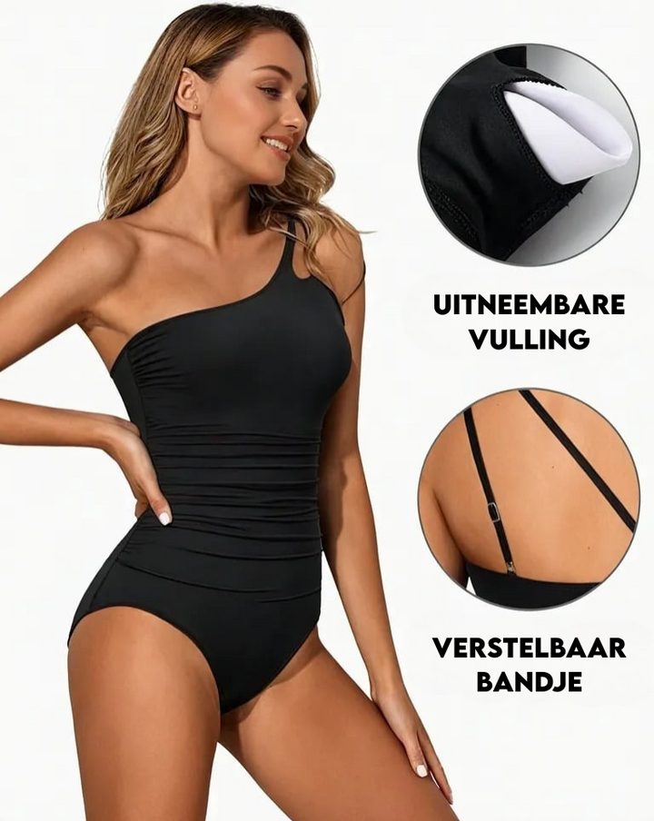 Lyra™ | One-Shoulder Badpak met Tijdloze Klasse
