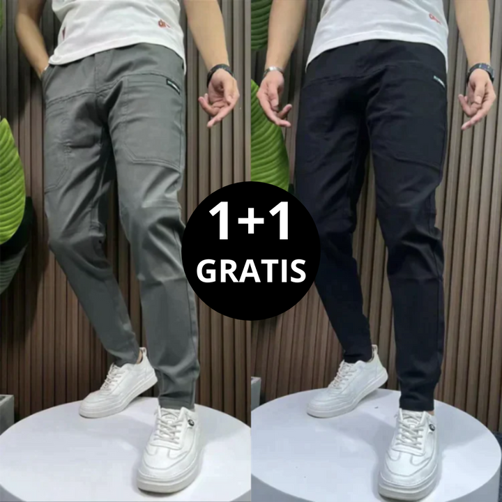 FlexFit | Stretch Cargobroek 1+1 GRATIS