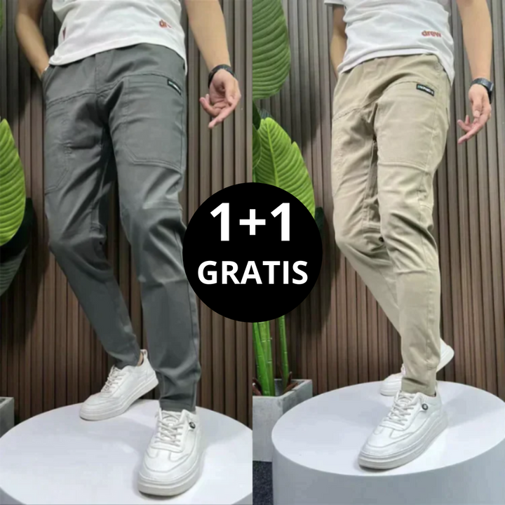 FlexFit | Stretch Cargobroek 1+1 GRATIS