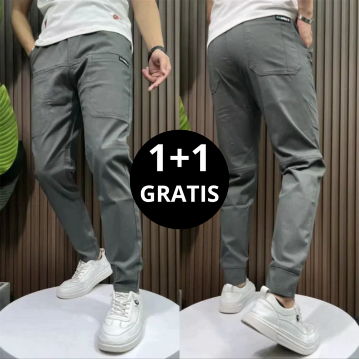 FlexFit | Stretch Cargobroek 1+1 GRATIS