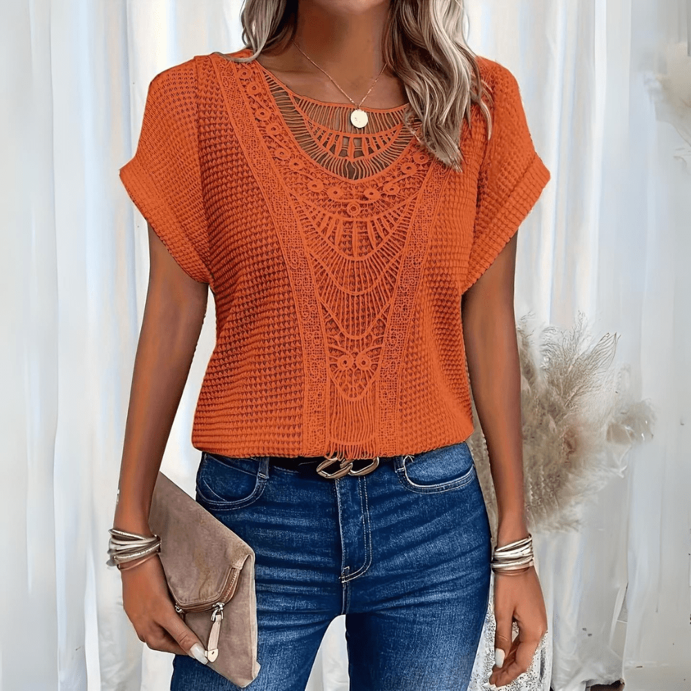 Linde | Elegante Ibiza-geïnspireerde blouse