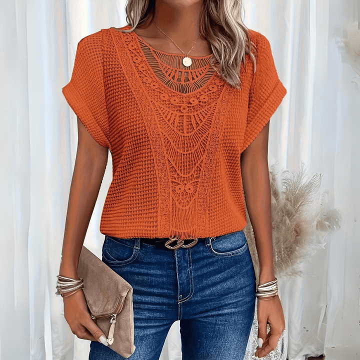 Linde | Elegante Ibiza-geïnspireerde blouse