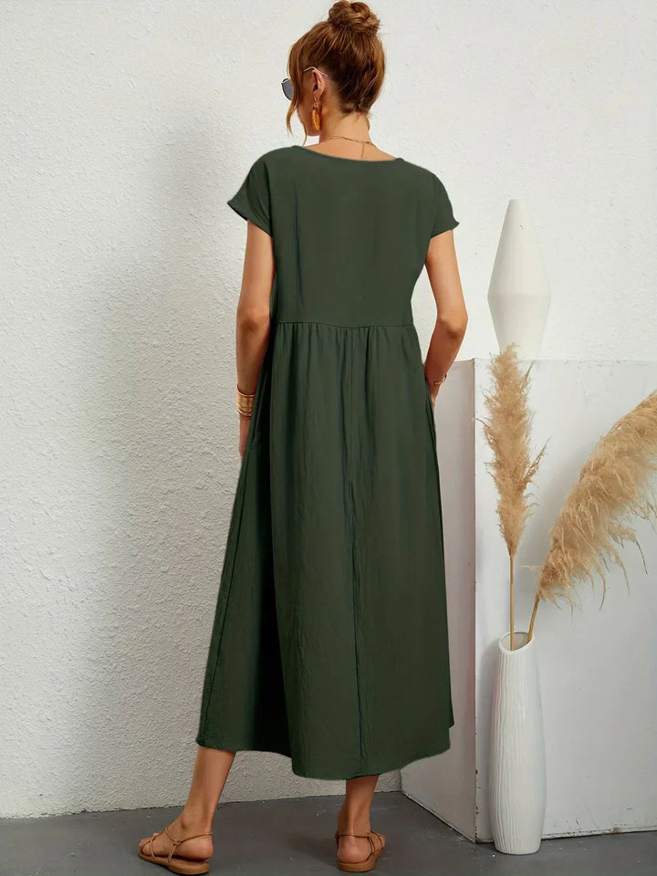 Tara™ – Lichte Katoenen Jurk met Relaxte Pasvorm