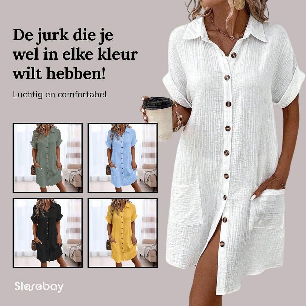 Mila Zomerjurk | Luchtig, Comfortabel en Elegantie die Duurt
